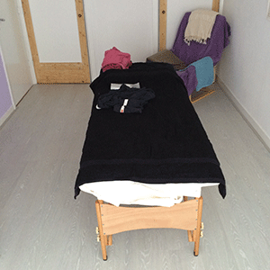 De caniosacraal en massage behandelruimte
